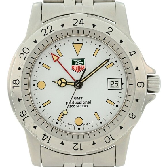 Tag Heuer 40mm Men's Professional 1500 Series GMT Jumbo Watch! Ref: 159.006/1! - Picture 1 of 10